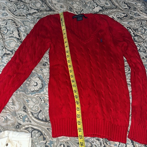 Red Ralph Lauren sweater - Picture 6 of 6